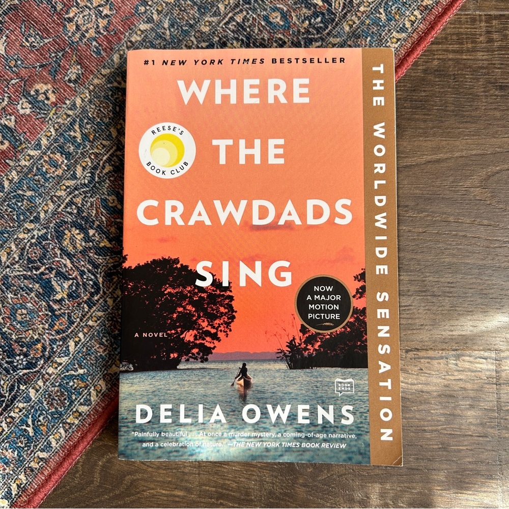 🔺SOLD🔺Where the Crawdads Sing By Delia Owens Paperback Book